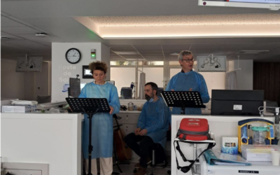 Lecture musicale à l’hôpital Saint Antoine de Paris 